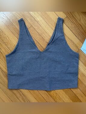 NWT - Beyond Yoga Spacedye Good Day Cropped Tank Top in Umber Heather